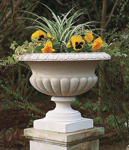 fornitori all'ingrosso di vasi da fiori in marmo intagliati a mano